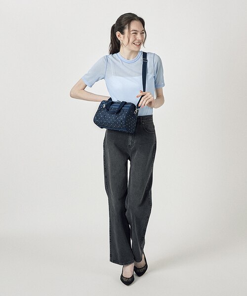 レスポ　EVERYDAY SM SATCHEL ネイビープティドット. EVERYDAY SM SATCHEL ネイビープティドット｜レスポートサックの
