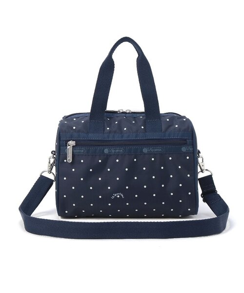 EVERYDAY SM SATCHEL ネイビープティドット｜レスポートサックの 