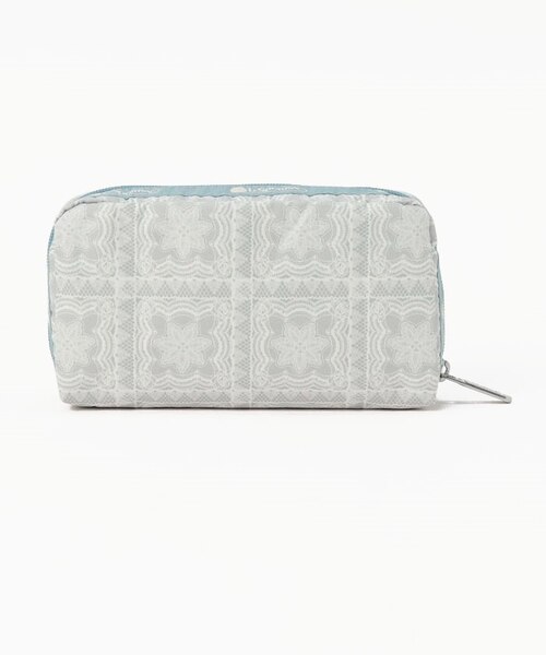 RECTANGULAR COSMETIC ジオメトリックレース｜レスポートサック