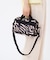 MINI DUFFEL CROSSBODY ラフィアゼブラ