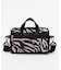 MINI DUFFEL CROSSBODY ラフィアゼブラ