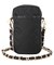 CHAIN MINI PHONE CRSBDY ブラックチェーンキルト