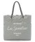 LARGE 2 WAY TOTE 2ウェイドーブグレースクリプト