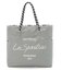 LARGE 2 WAY TOTE 2ウェイドーブグレースクリプト