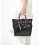 MEDIUM 2 WAY TOTE ２ウェイパープル/ブラックシャイン