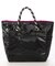 MEDIUM 2 WAY TOTE ２ウェイパープル/ブラックシャイン