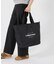 LG REVERSIBLE PKT TOTE 2ウェイブラック/ニュートラルレオパード