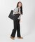 LG REVERSIBLE PKT TOTE 2ウェイブラック/ニュートラルレオパード