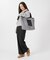 LG REVERSIBLE PKT TOTE 2ウェイブラック/ニュートラルレオパード