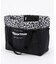 LG REVERSIBLE PKT TOTE 2ウェイブラック/ニュートラルレオパード