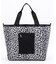 LG REVERSIBLE PKT TOTE 2ウェイブラック/ニュートラルレオパード