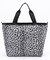 LG REVERSIBLE PKT TOTE 2ウェイブラック/ニュートラルレオパード