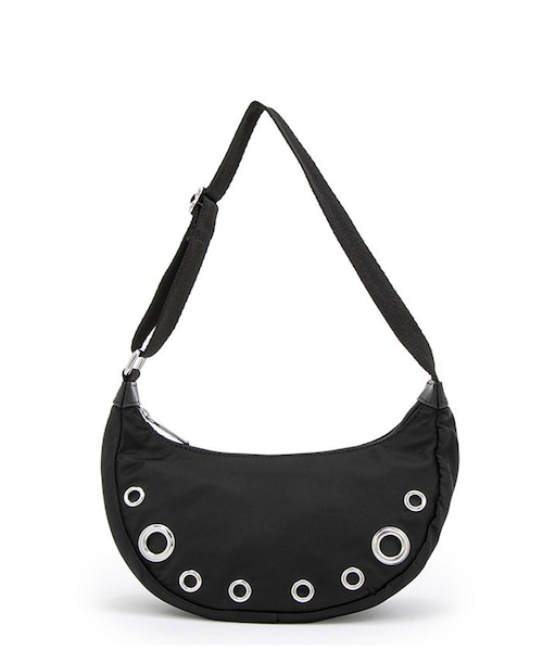 美品 レスポートサック オニキスグロメッツ GROMMET SM SHOULDER BAG オニキスグロメッツ｜レスポートサックの