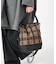 CONVERTIBLE BUCKET BAG コージータータンブラック