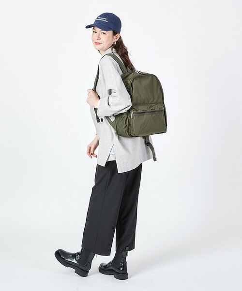 レスポートサック LeSportsac CINCH BACKPACK ダークオリーブ レディース バックパック リュック デイパック レスポートサック LeSportsac CINCH BACKPACK ダークオリーブ
