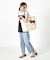 LARGE 2 WAY TOTE アイアムウィズユー2ウェイW