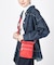 3 ZIP CROSSBODY ロージーレッド