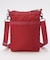 3 ZIP CROSSBODY ロージーレッド