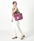 TWO HANDLE ZIP TOTE パープルベリーシャイン