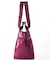 TWO HANDLE ZIP TOTE パープルベリーシャイン