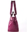 TWO HANDLE ZIP TOTE パープルベリーシャイン