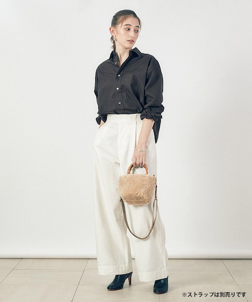XS BAMBOO TOTE ファーストウォームベージュファー｜レスポートサック