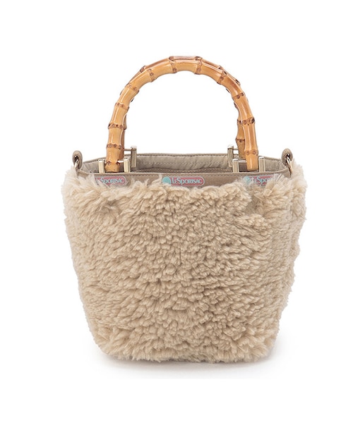 BAMBOO TOTE ファーストウォームベージュ XS BAMBOO TOTE ファーストウォームベージュファー｜レスポートサック