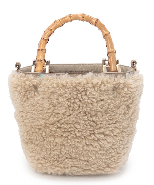 BAMBOO TOTE ファーストウォームベージュ XS BAMBOO TOTE ファーストウォームベージュファー｜レスポートサック