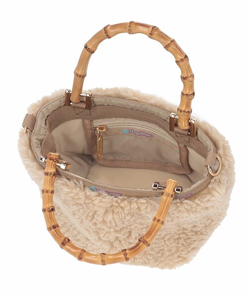XS BAMBOO TOTE ファーストウォームベージュファー｜レスポートサック