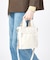 DENIM MINI N/S TOTE ホワイトデニム/クリームシェルパ