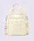 DENIM MINI N/S TOTE ホワイトデニム/クリームシェルパ