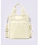 DENIM MINI N/S TOTE ホワイトデニム/クリームシェルパ
