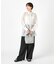 MEDIUM 2 WAY TOTE 2ウェイドーブグレースクリプト