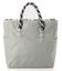 MEDIUM 2 WAY TOTE 2ウェイドーブグレースクリプト