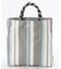 MEDIUM 2 WAY TOTE 2ウェイドーブグレースクリプト