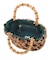 XS BAMBOO TOTE ウォームキャメルレオパードファー