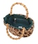XS BAMBOO TOTE ウォームキャメルレオパードファー