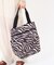 MARKET TOTE ラフィアゼブラ
