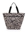 MARKET TOTE ラフィアゼブラ