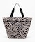 MARKET TOTE ラフィアゼブラ