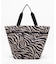 MARKET TOTE ラフィアゼブラ