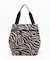 MARKET TOTE ラフィアゼブラ