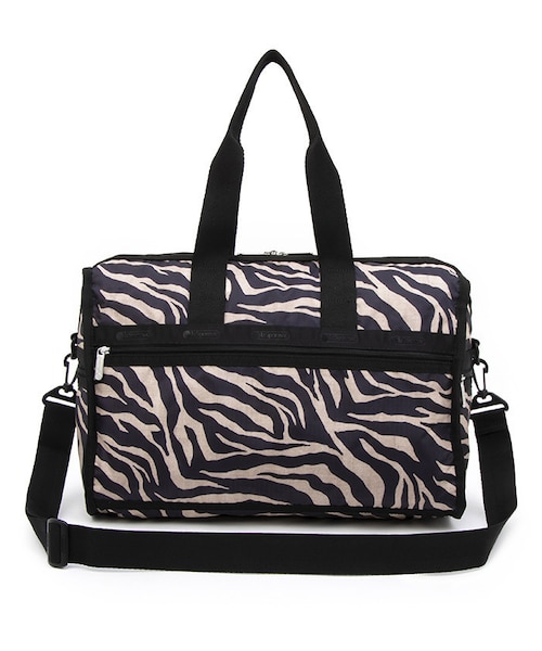 DELUXE MED WEEKENDER ラフィアゼブラ｜レスポートサックの