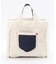 SMALL TWO WAY DENIM TOTE ミディアムデニムウォッシュ/シェルパ