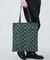 LARGE EMERALD TOTE デイジークロスグリーン
