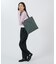 LARGE EMERALD TOTE デイジークロスグリーン