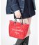 MEDIUM 2 WAY TOTE ２ウェイロージーレッドスクリプト