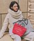 MEDIUM 2 WAY TOTE ２ウェイロージーレッドスクリプト