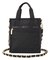 CHAIN MINI N/S TOTE ブラックチェーンキルト