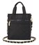 CHAIN MINI N/S TOTE ブラックチェーンキルト